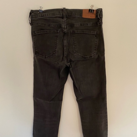 Madewell 9” high rise skinny jeans, black, size 26 - Picture 3 of 6